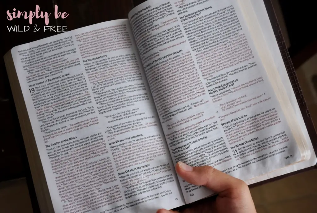 Reading Scripture as Part of a Daily Self Care Routine