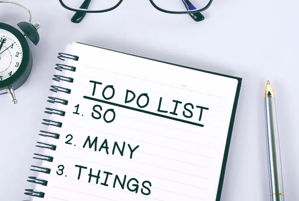 To Do List - So Many Things