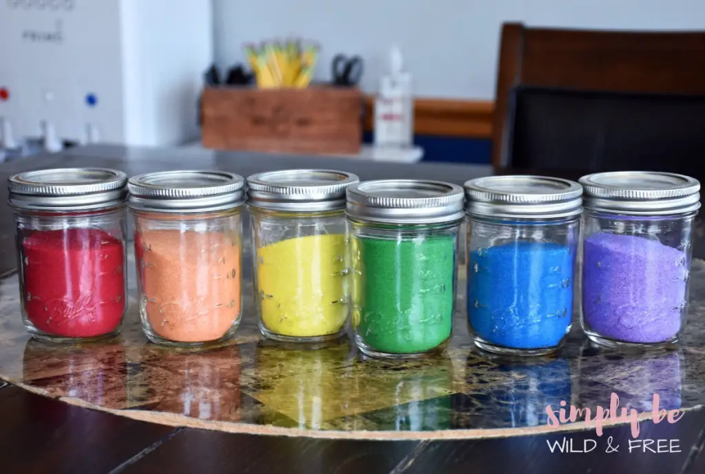 How to Store Craft Supplies for Kids Using Mason Jars