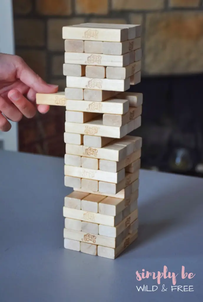 Jenga is at the Top of Our Rainy Day Games List in Our Home