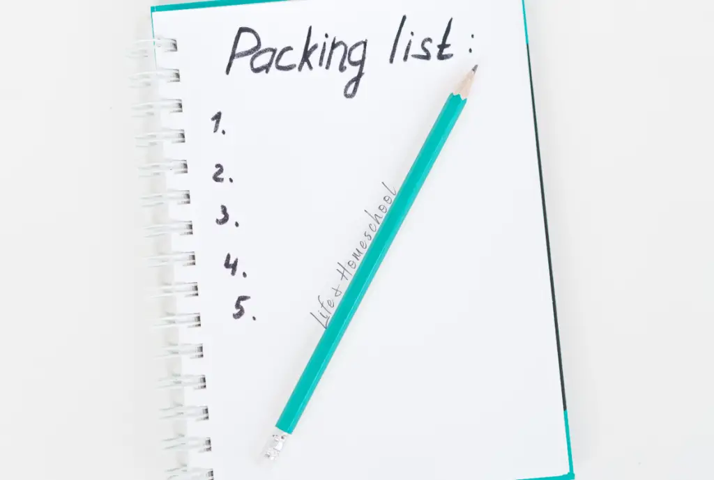 Packing List