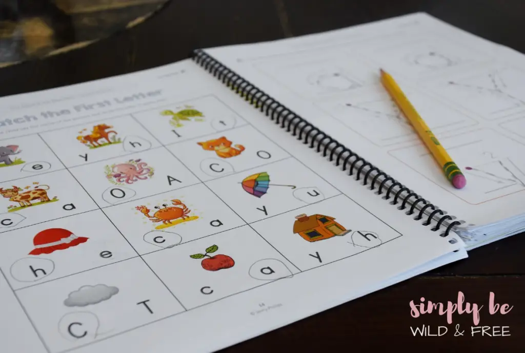 Simple Preschool Language Arts Curriculum for Teaching Pre K at Home