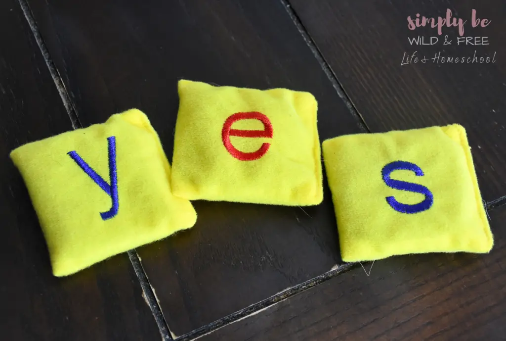 Teach Spelling with Alphabet Bean Bags and Games