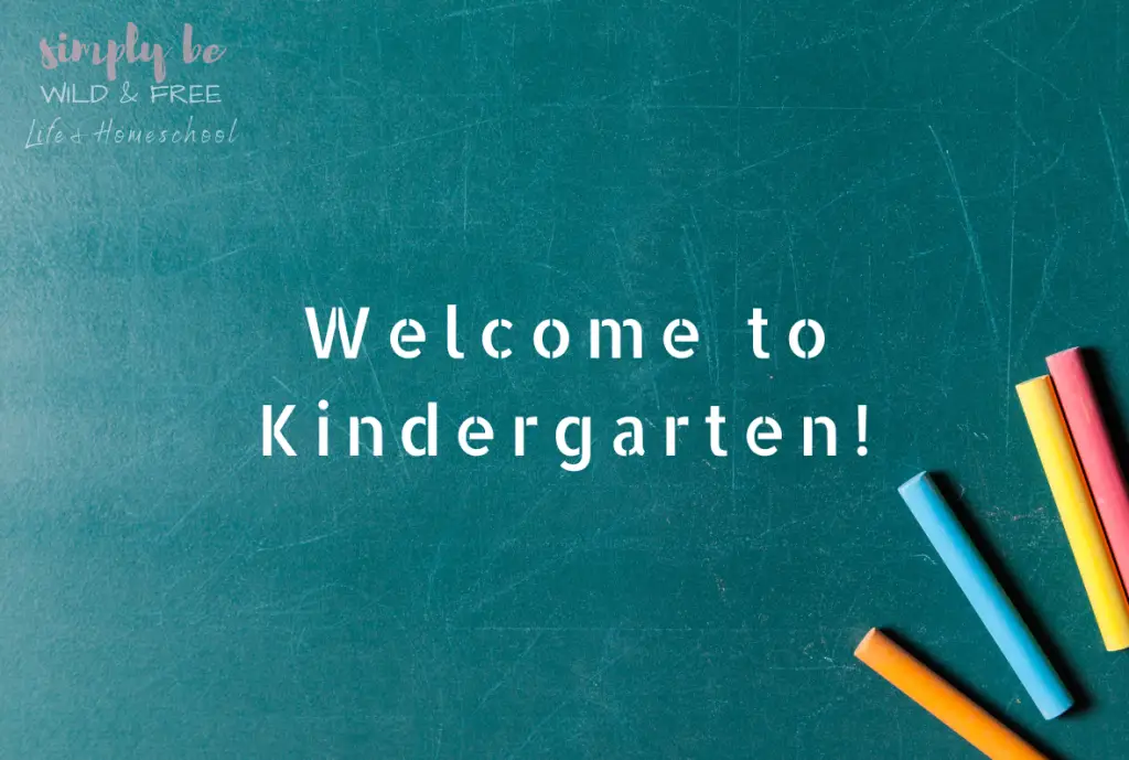 Welcome to Kindergarten