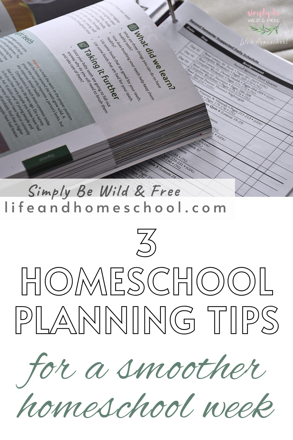 Homeschool Planning Tips