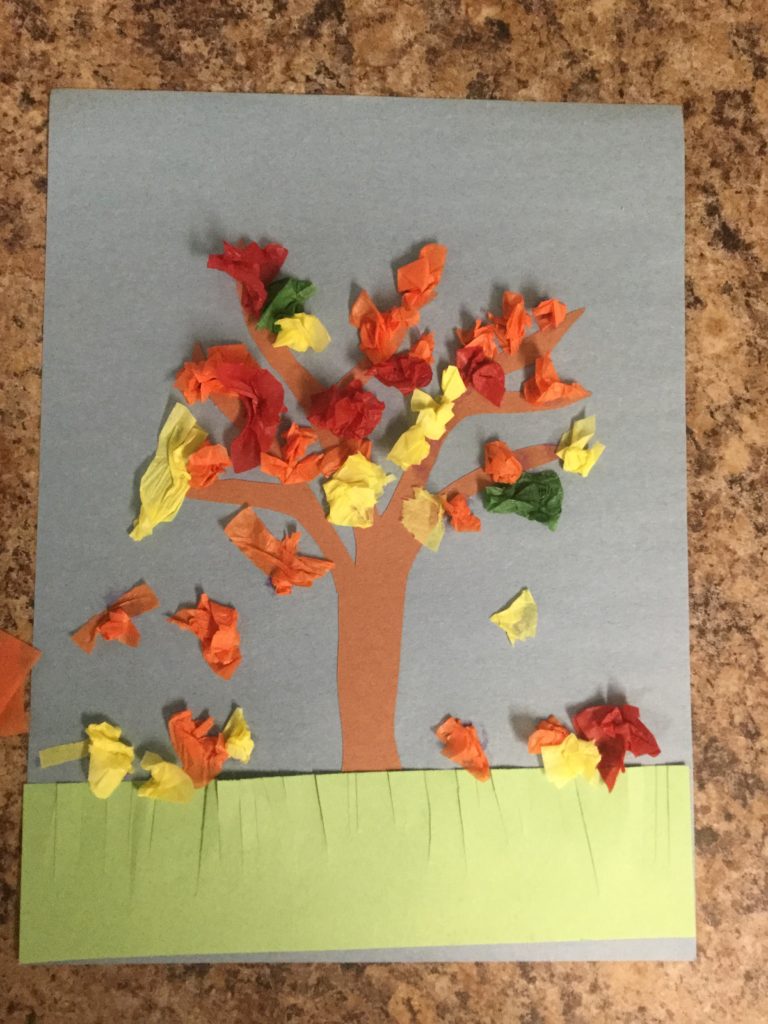 Fall Tree Craft for Little Kids