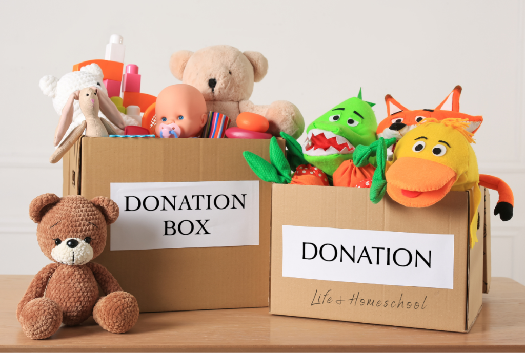 Box of Toys for Donation