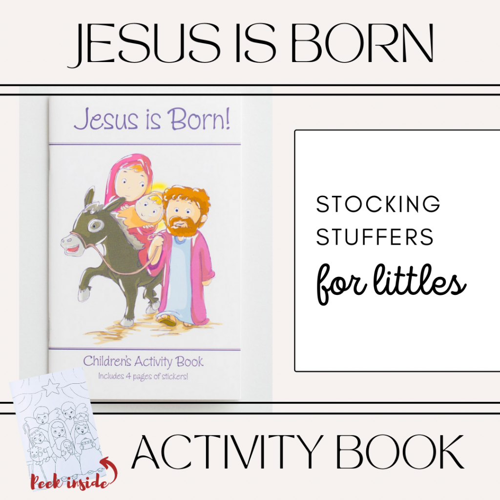 Jesus is Born Activity Books for Christmas
