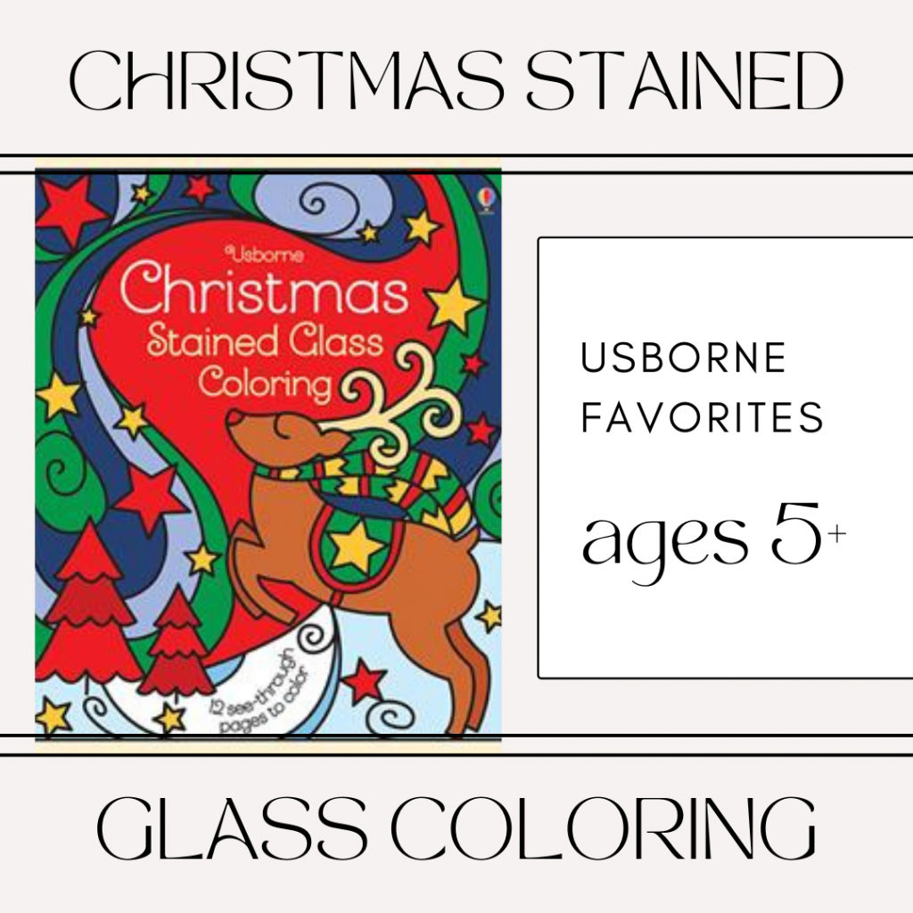 Stained Glass Coloring Christmas Activities