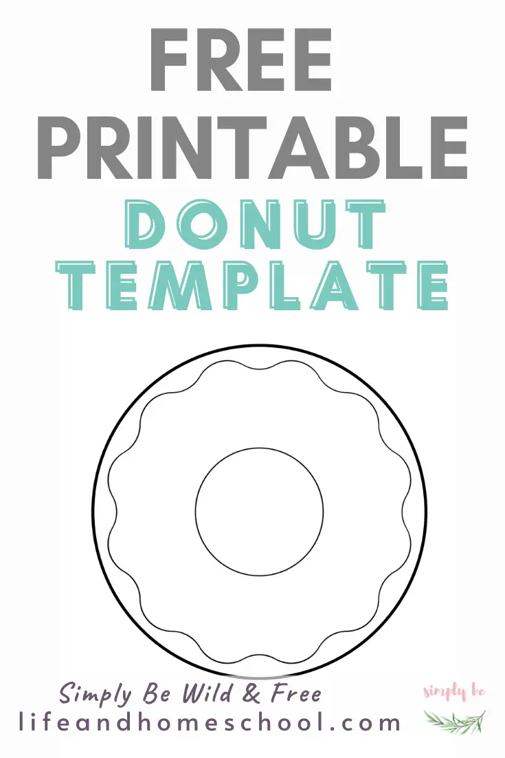 Donut Template Printable