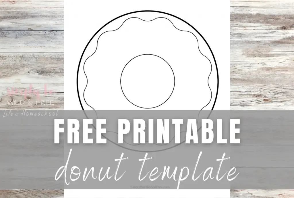 Free Printable Donut Template