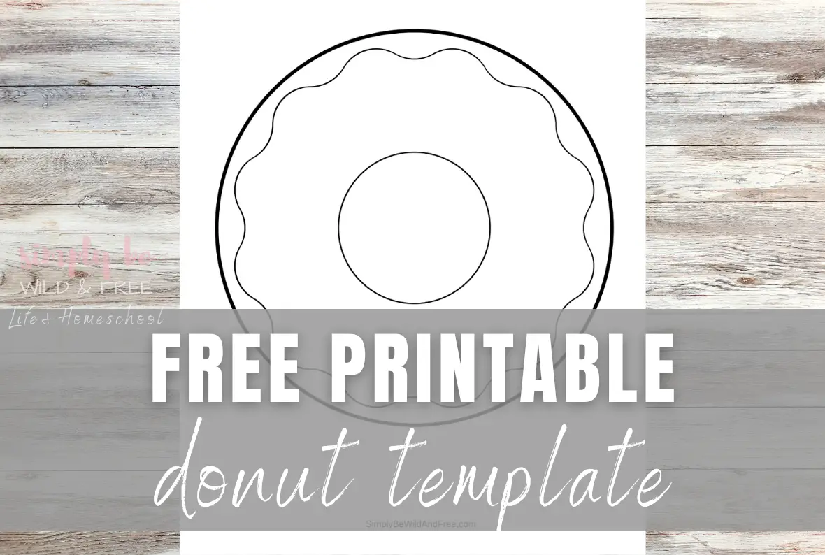 FREE Donut Template Printable