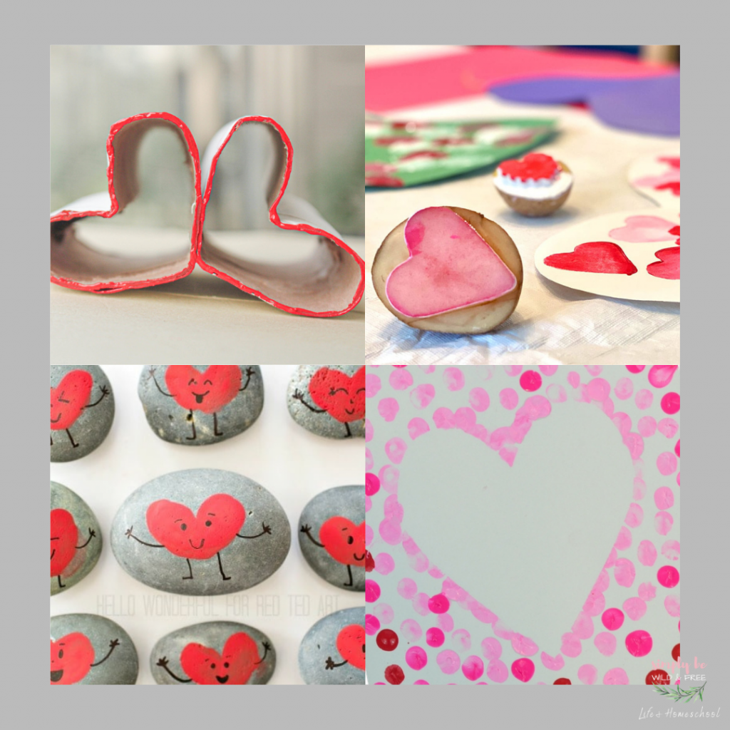 Fingerprint & Stamp Valentine's Day Activities for Kids
