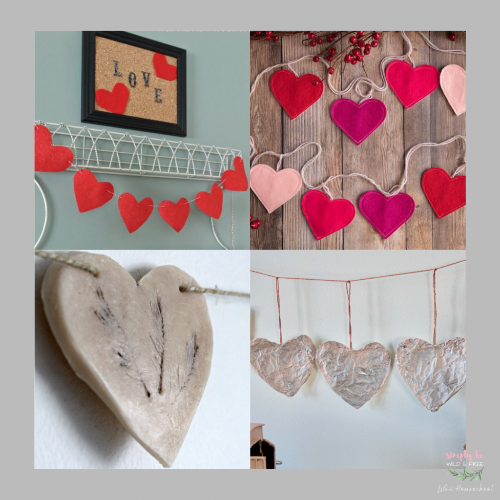 Heart Garland Craft Ideas for Kids