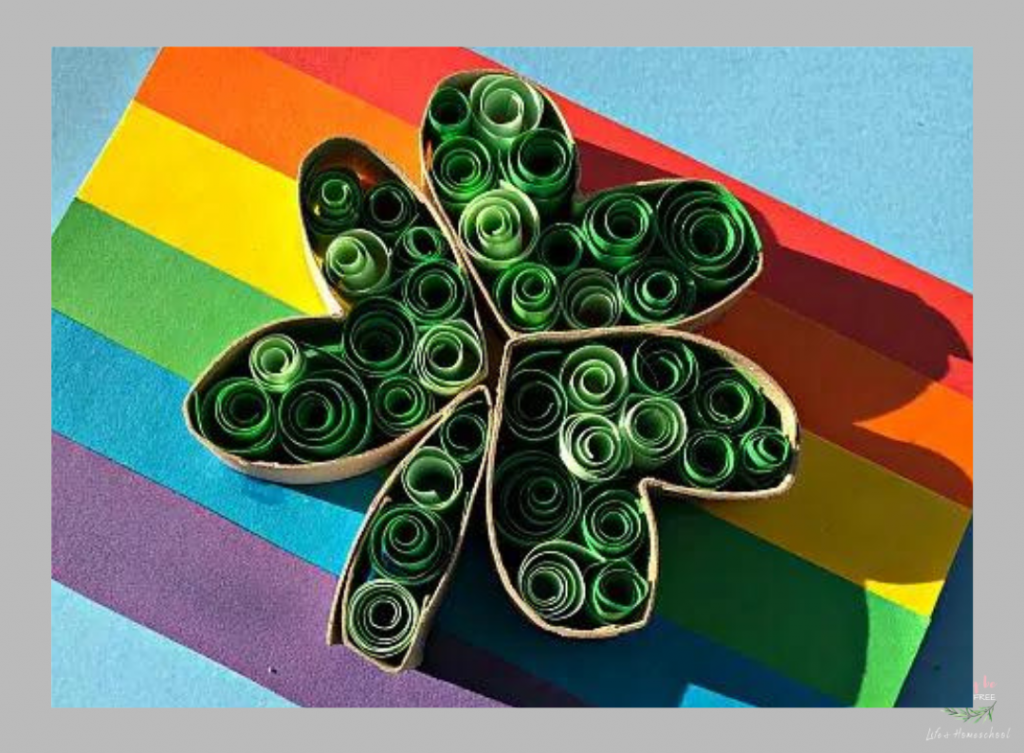 Coiled Paper Shamrock