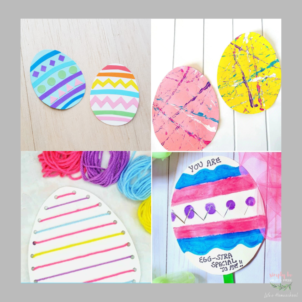 Easter Egg Paper Crafts for Kids