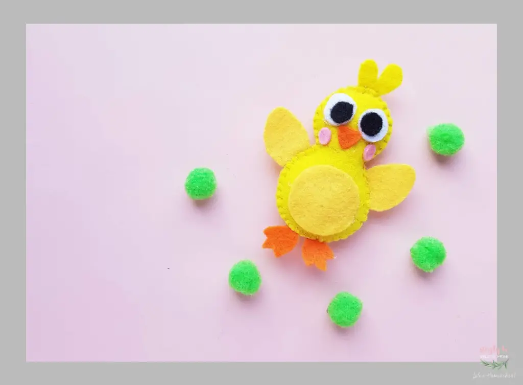 Felt Chick Craft for Kids