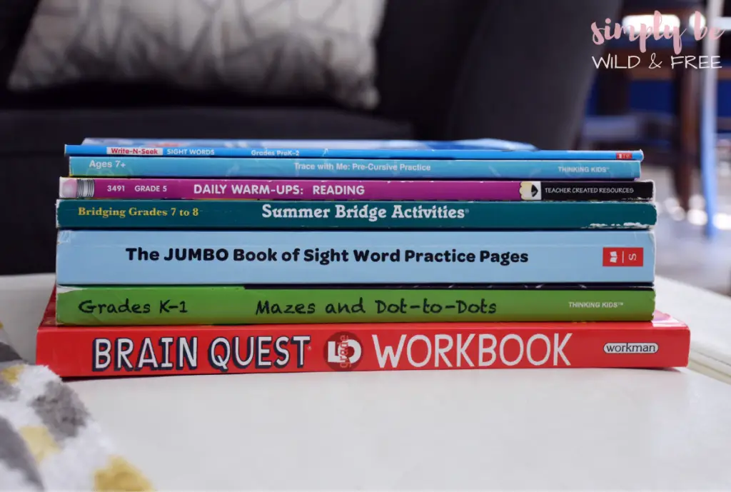 Mega List of Workbooks For Kids