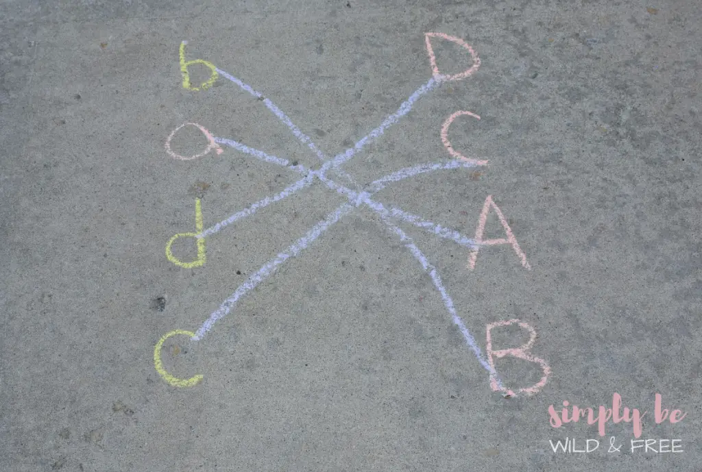 Teaching Kids Using Sidewalk Chalk Fun for Preschoolers