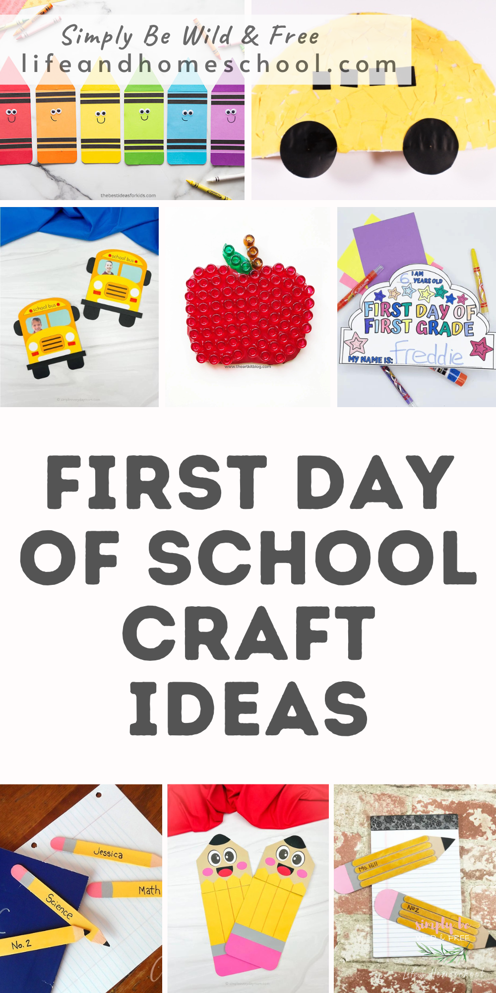 First Day of School Crafts