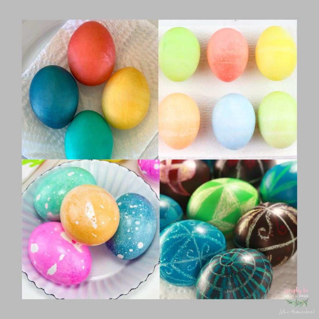 Different Ways to Dye Easter Eggs