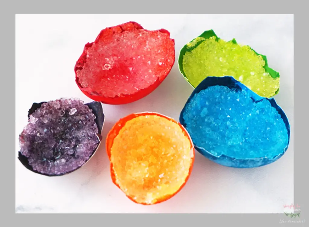 Easter Geodes STEAM Easter Activity for Kids