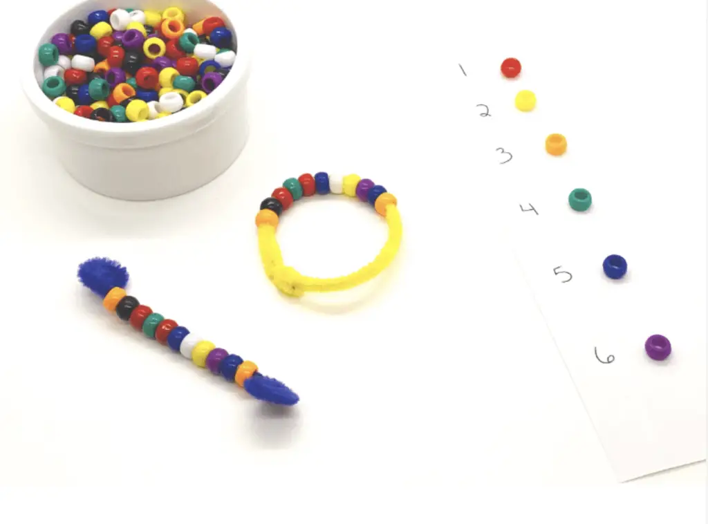 Pi Day Bracelet Craft for Kids
