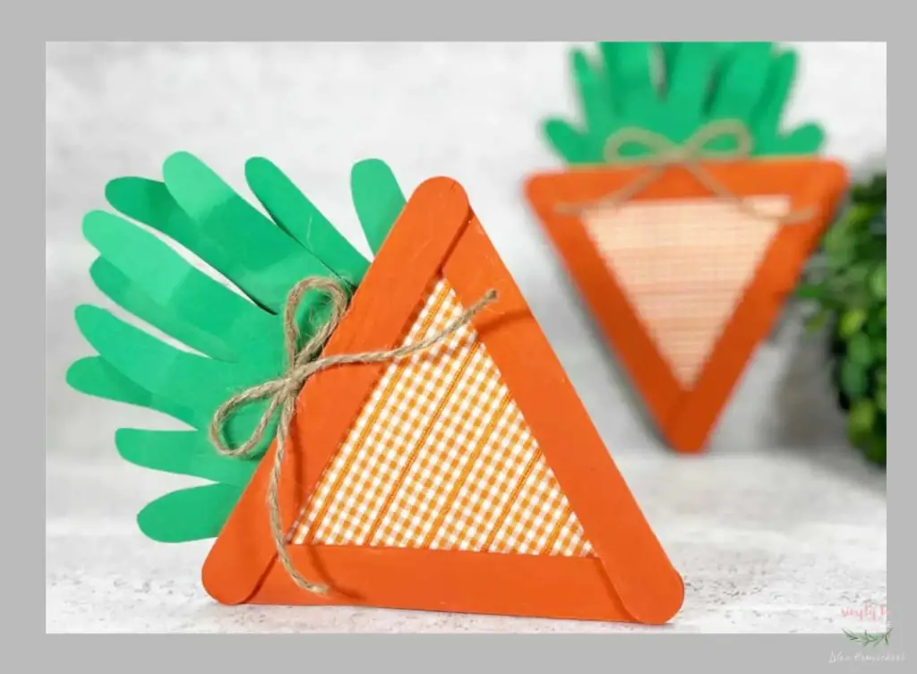 Adorable Carrot Craft for Easter