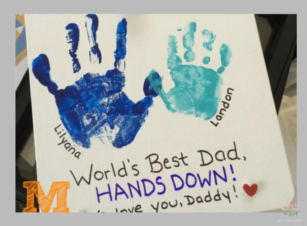 Father's Day Hand Craft