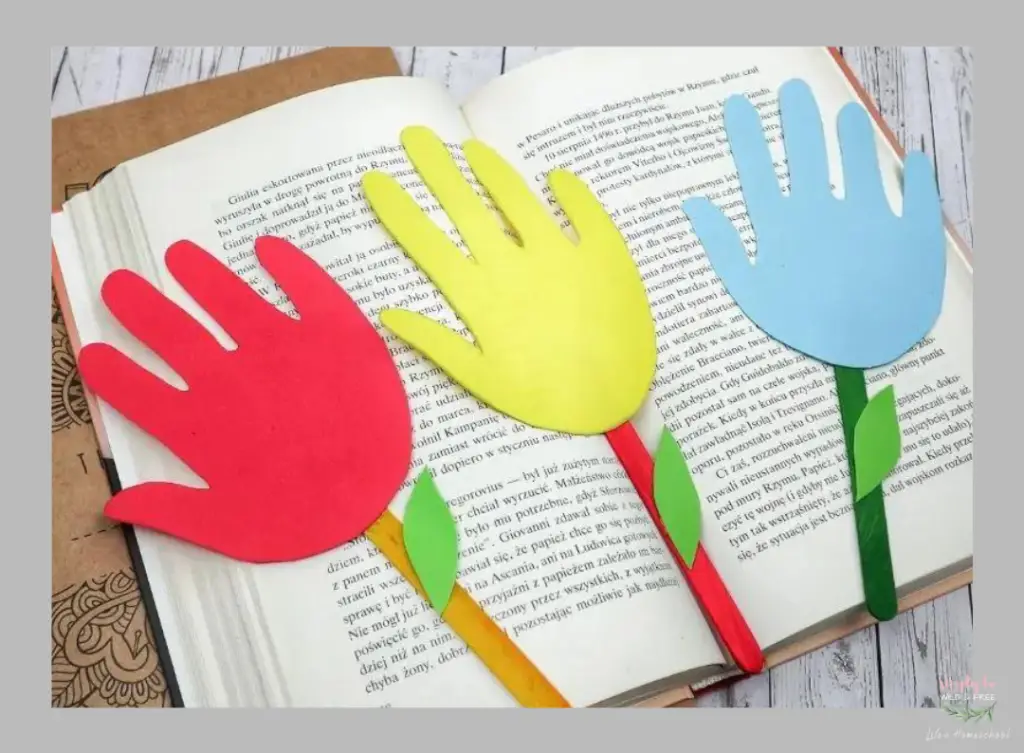 Handprint Bookmarks