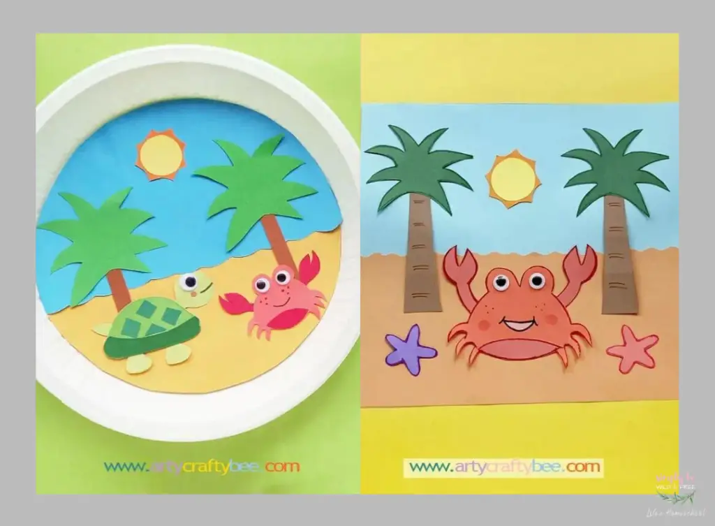 Beach Themed Crafts for Kids