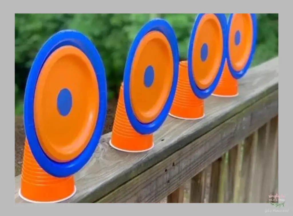 DIY Outdoor Nerf Targets for Kids