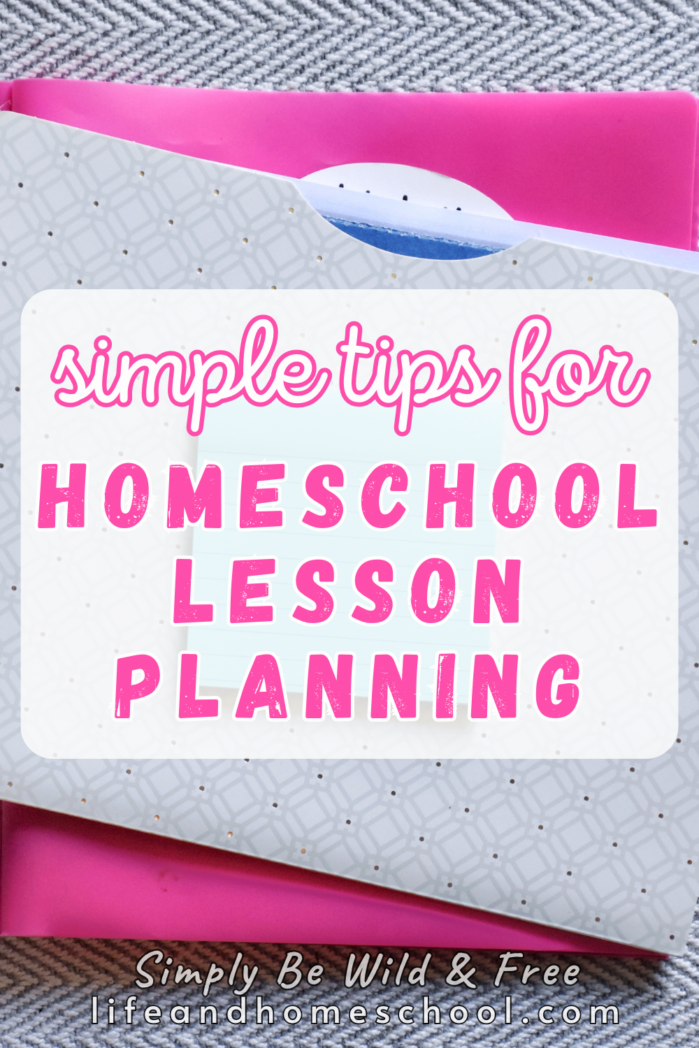 Homeschool Lesson Planning
