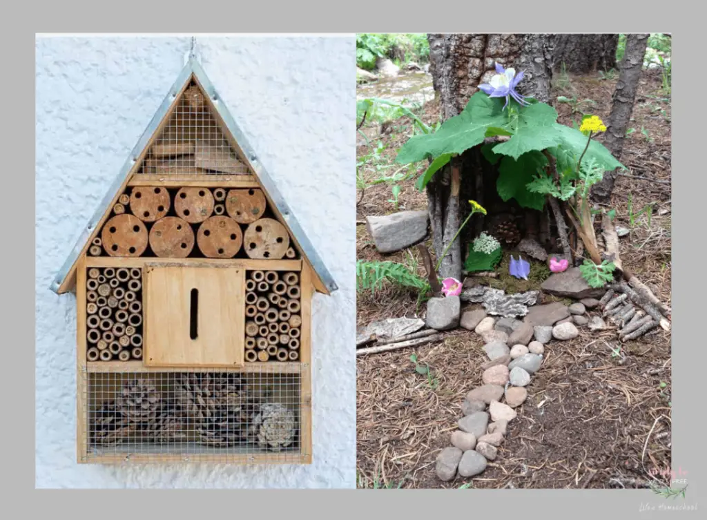 Insect Hotels & Fairy Houses