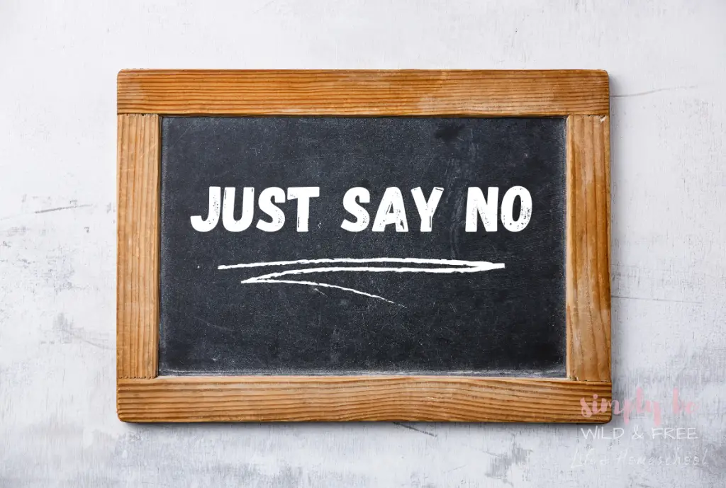 Learn to Just Say NO