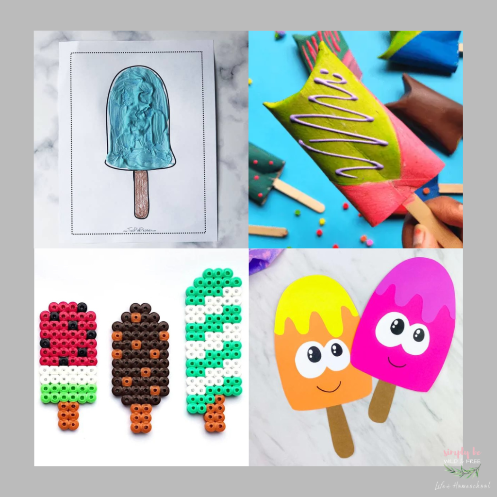 Popsicles Summer Crafts for Kids