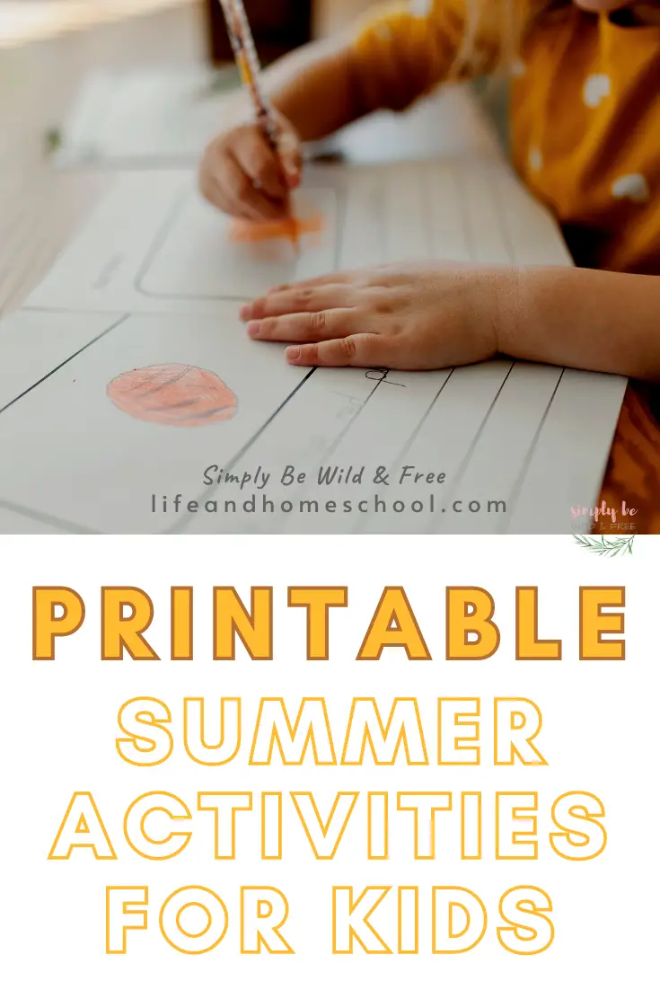 Printable Summer Activities