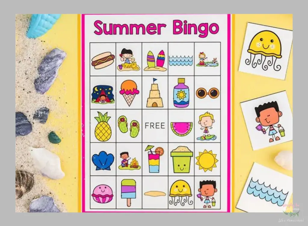 Summer BINGO Activity Sheets