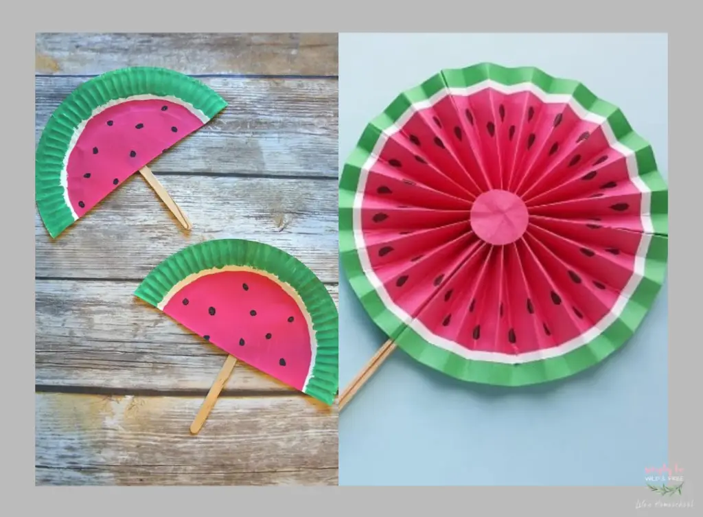 Watermelon Fan Crafts