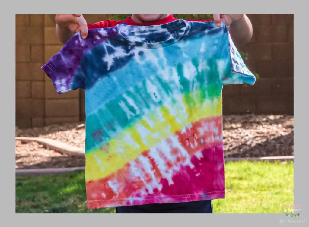 Colorful Rainbow Shirt Project