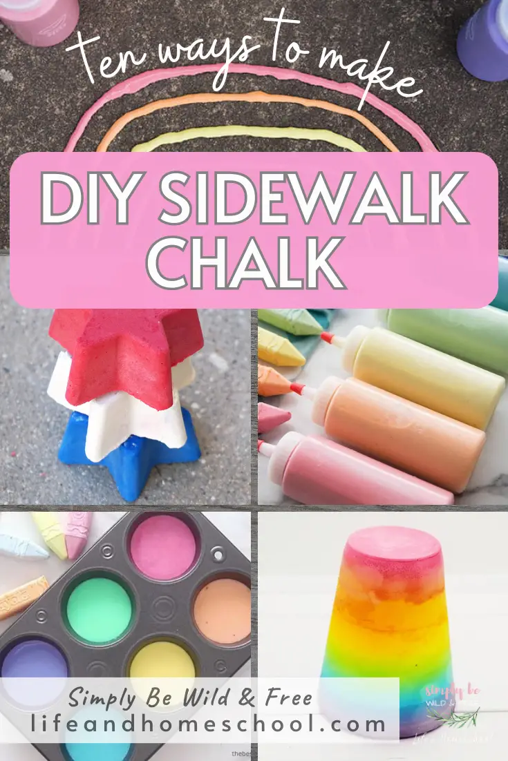 DIY Sidewalk Chalk Recipes