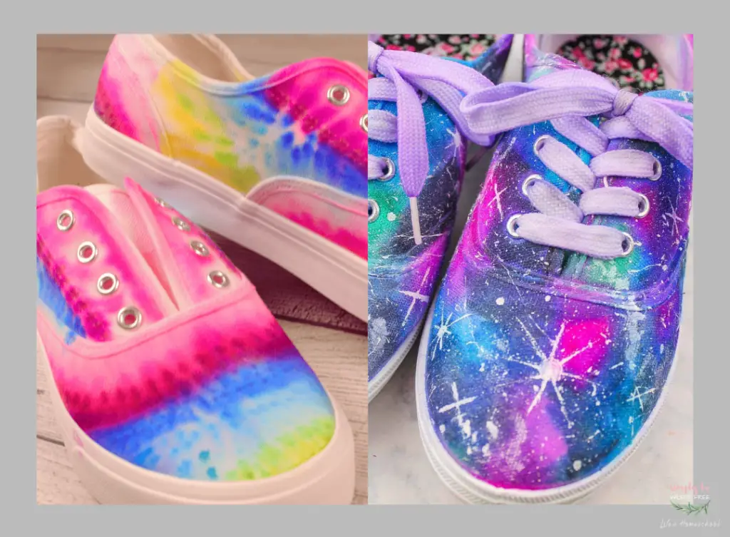 Tie-Dye Shoes for Kids