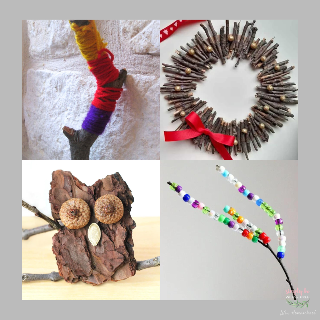 Twig Nature Crafts for Kids