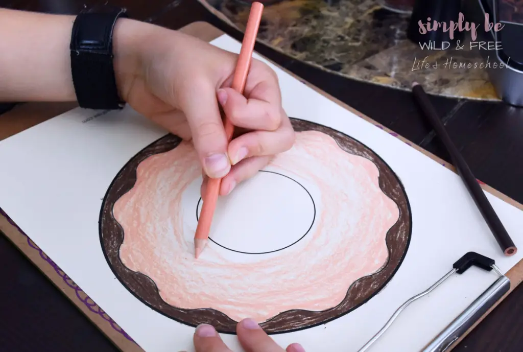 Coloring the Donut Template