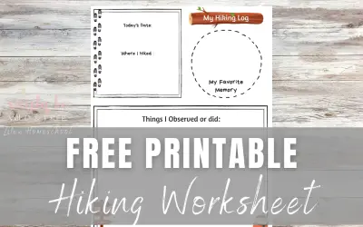 Hiking Worksheet