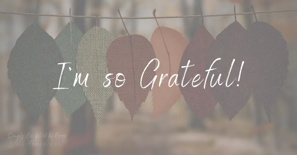 I'm So Grateful!