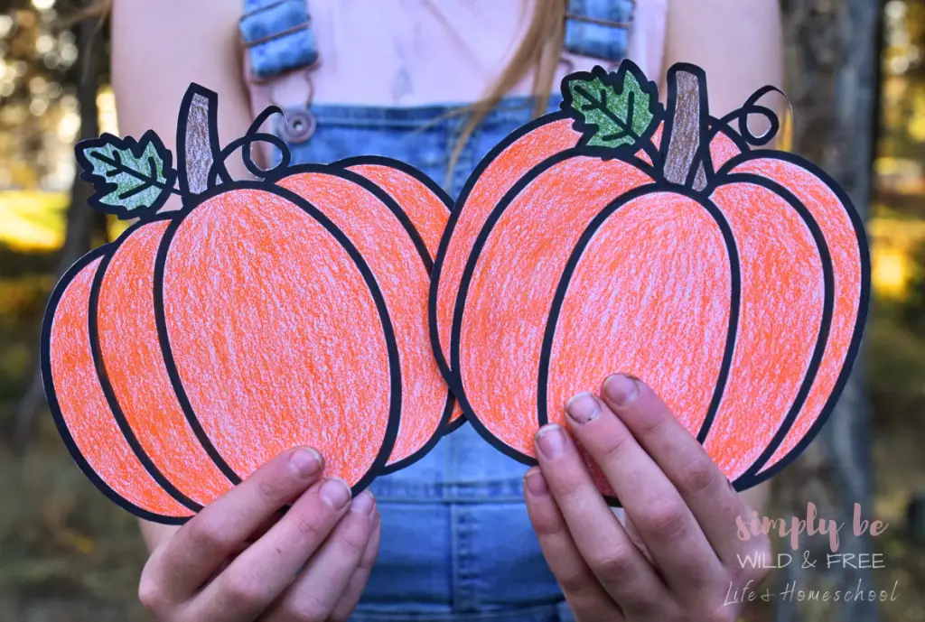 Using Pumpkin Template Printables