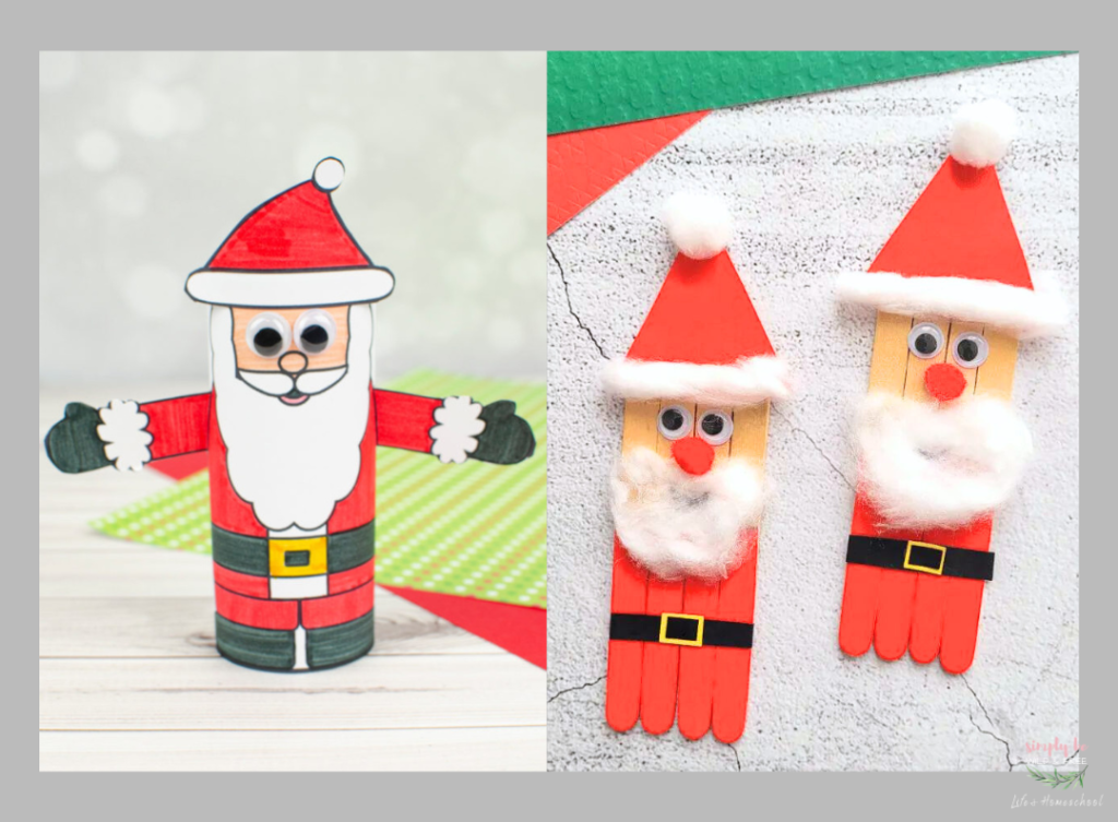 Easy Santa Crafts for Kids