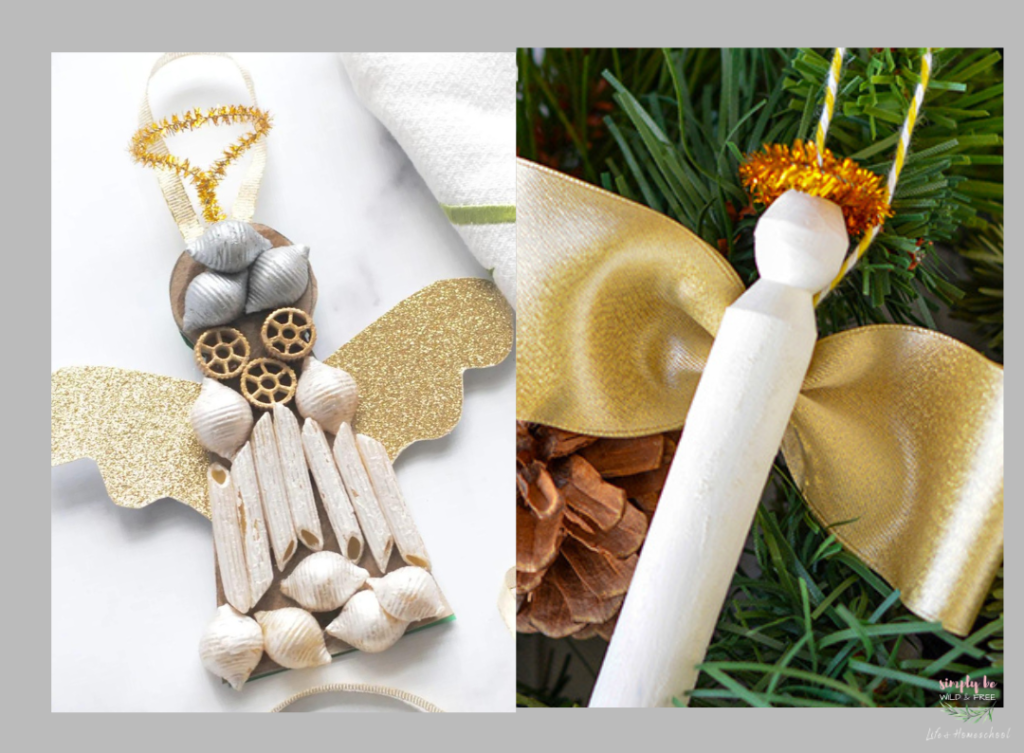 Angel Christmas Ornament Craft Ideas