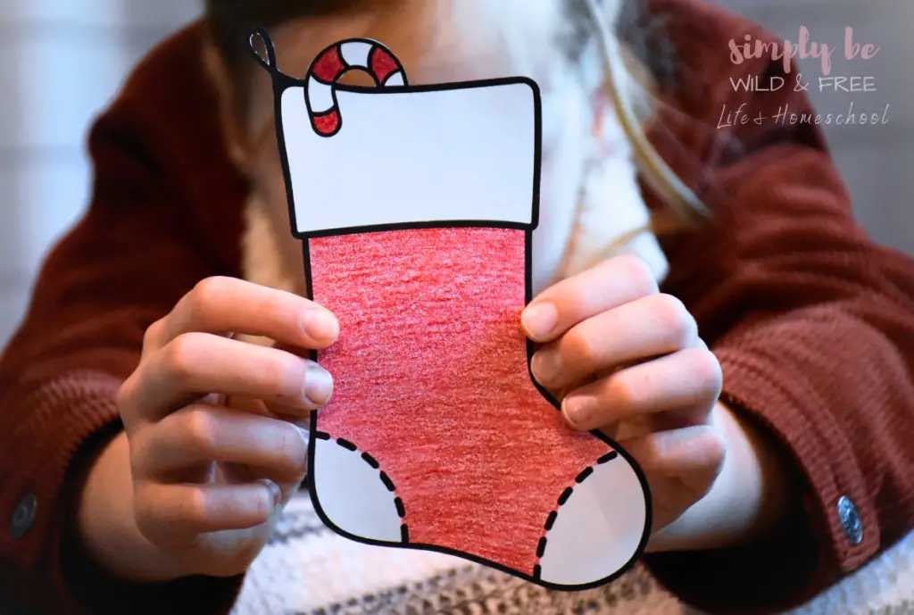 Christmas Stocking Template for Kids